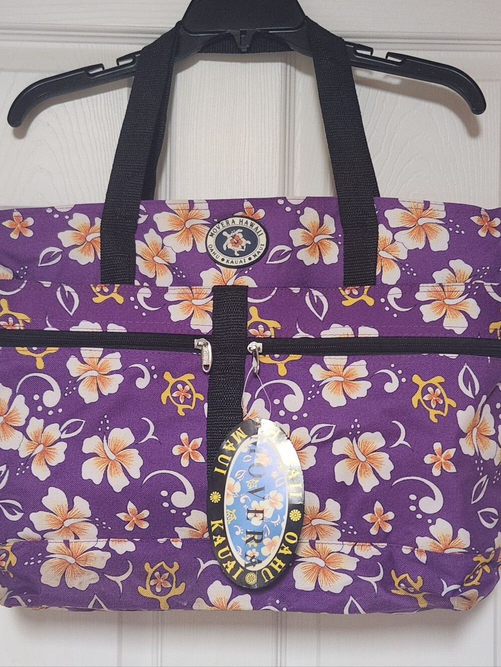 Movera Hawaii Multi-Island Floral Luggage Tote Bag